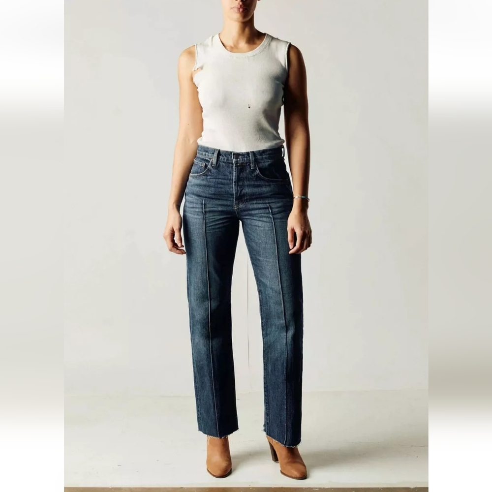 Imogene And Willie Distressed Wyatt Montrose Cropped Jeans 26